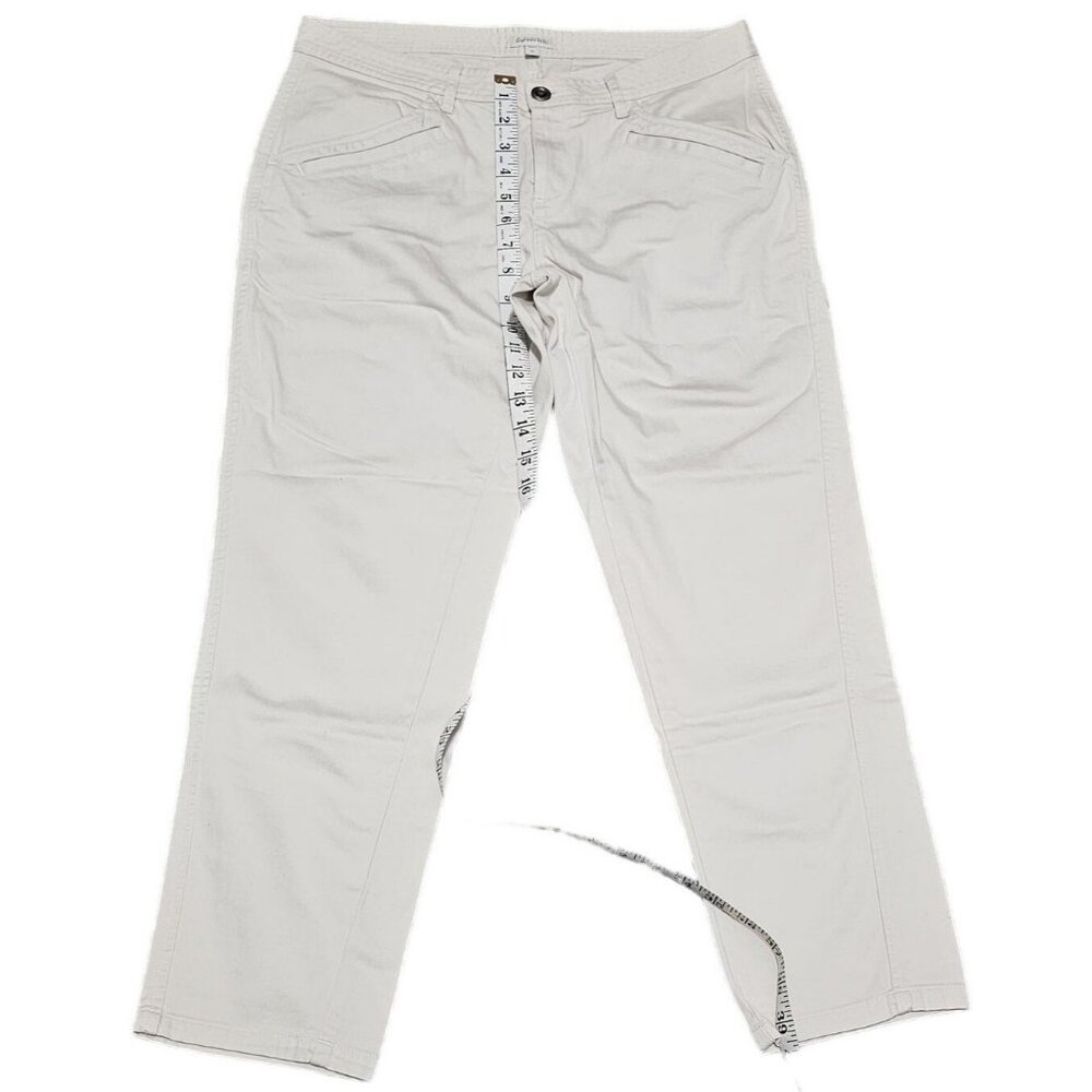 Garnet Hill Womens Organic Cotton & Lycra Pants Size 10B‎ Beige - Picture 8 of 9